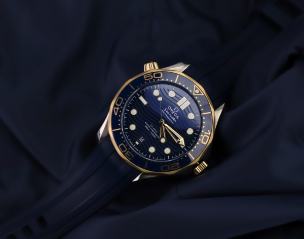 Đồng Hồ Omega Seamaster Automatic 'Blue' 210-22-42-20-03-001 - Ảnh 4