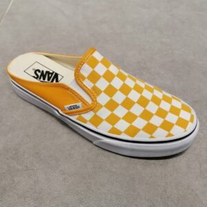 Alternative view of Giày Vans CheckerBoard Mule Slip-On Orange FLVNAS1U14