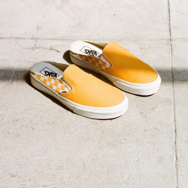 Giày Vans CheckerBoard Mule Slip-On Orange FLVNAS1U14 - Ảnh 7