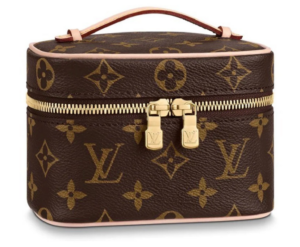 Túi Louis Vuitton Nice Nano Toiletry Pouch Monogram Brown Travel Bag M44936