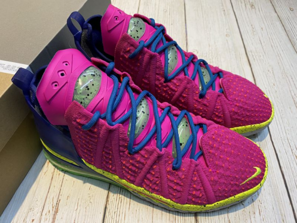 Giày Nike LeBron 18 EP 'Los Angeles By Night' DB7644-600 - Ảnh 8