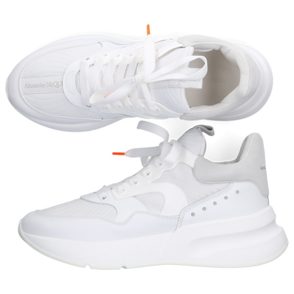 Giày Alexander McQueen Oversized Runner 'White Ivory' 604281-WHXI1-9071 - Ảnh 4