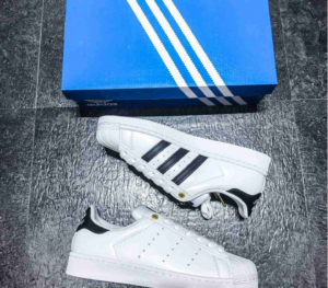 Giay Adidas Stan Smith 'White Gold Metallic' FX7577