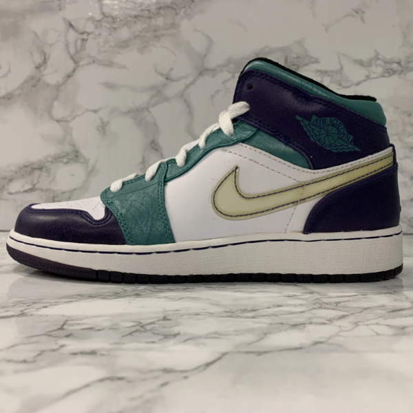 Giày Nike Air Jordan 1 GS 'Emerald Green' 322678-301 - Ảnh 3