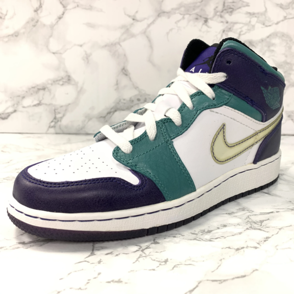 Giày Nike Air Jordan 1 GS 'Emerald Green' 322678-301 - Ảnh 4