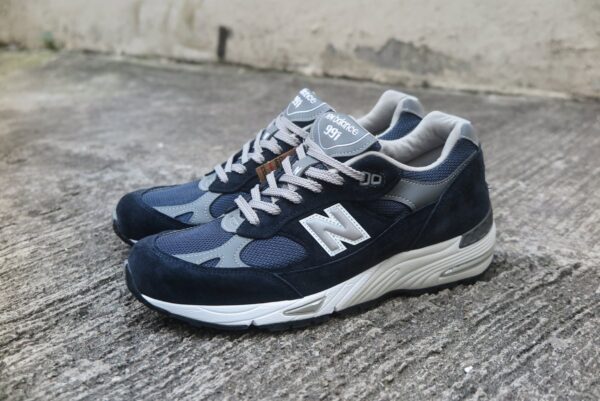 Giày New Balance Wmns 991 Made In England 'Navy' W991NV - Ảnh 4
