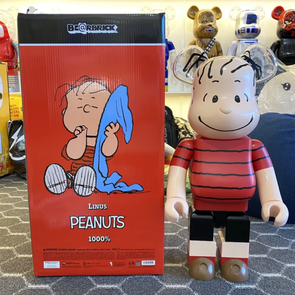 Mô hình Bearbrick LINUS 400% Multicolor - Ảnh 3