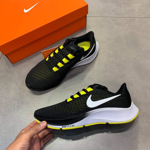 Giày Nike Air Zoom Pegasus 37 'Black Opti Yellow' BQ9646-007 - Ảnh 2
