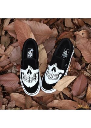 Alternative view of Giày Vans Slip-On Jawbones 'Black True White' VN0A4BV3TBQ