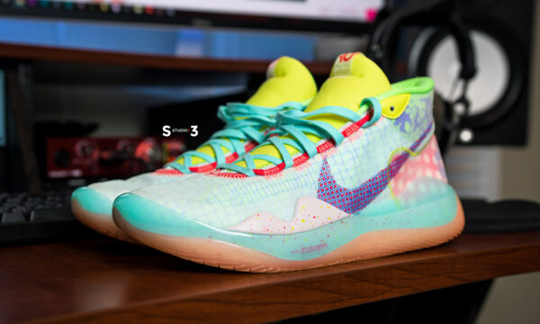 Giày Nike KD 12 EYBL Peach Jam CK1195-300 - Ảnh 8