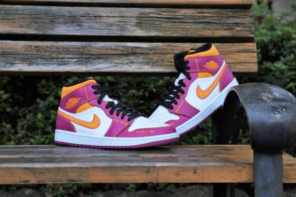 Giày Nike Air Jordan 1 GS 'Día de Muertos' DC0500-100 - Ảnh 5
