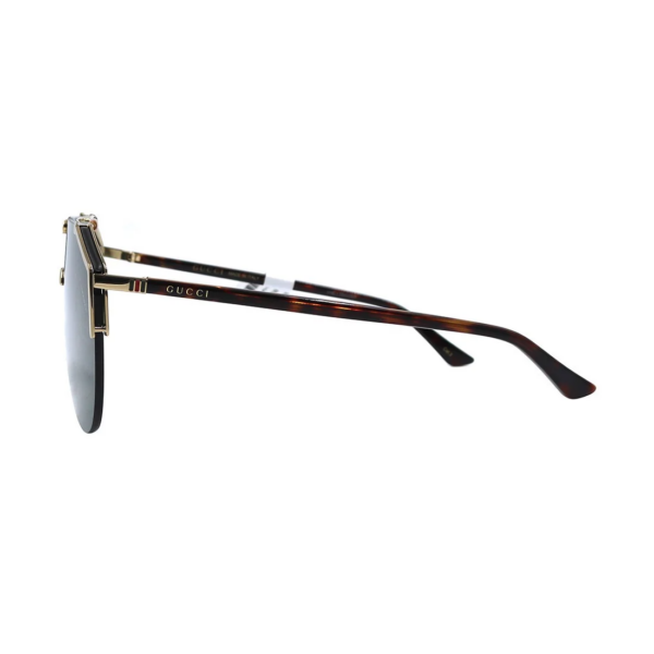Kính Gucci Green Shield 'Gold' GG0584S-002-99 - Ảnh 3