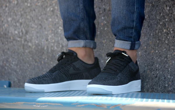 Giày Nike Wmns Air Force 1 Flyknit 'Black' 820256-001 - Ảnh 5