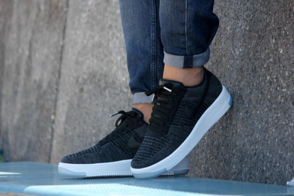 Giày Nike Wmns Air Force 1 Flyknit 'Black' 820256-001 - Ảnh 3