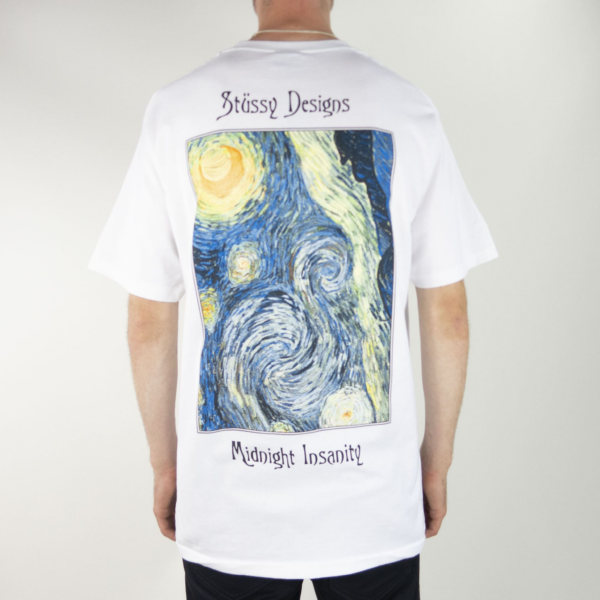 Áo Stussy Midnight Insanity Tee 'White' - Ảnh 2