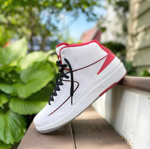 Giày Nike Air Jordan 2 Retro 'Chicago Home' 385475-102 - Ảnh 7