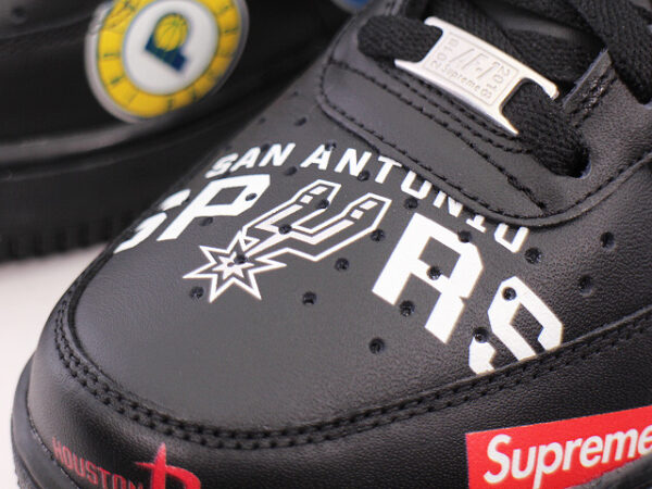 Giày Nike Supreme x NBA x Air Force 1 Mid 07 'Black' AQ8017-001 - Ảnh 2