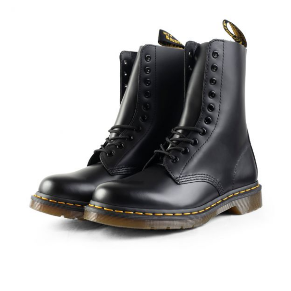 Giày Dr. Martens 1490 Smooth Leather Mid Calf Boot 'Black' 11857001 - Ảnh 3
