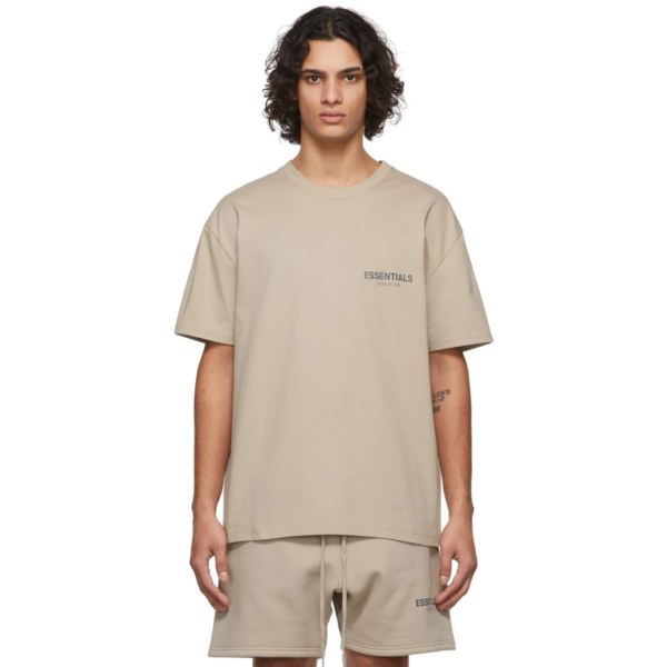 Ao Fear Of God Essentials T Shirt SS21 'Tan'