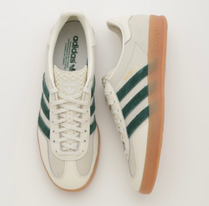 Giay Adidas Gazelle Indoor 'Off White Dark Green White' ID2567