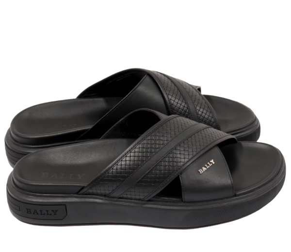 Dép Bally Jarko 'Black' JARKO-00 - Ảnh 5