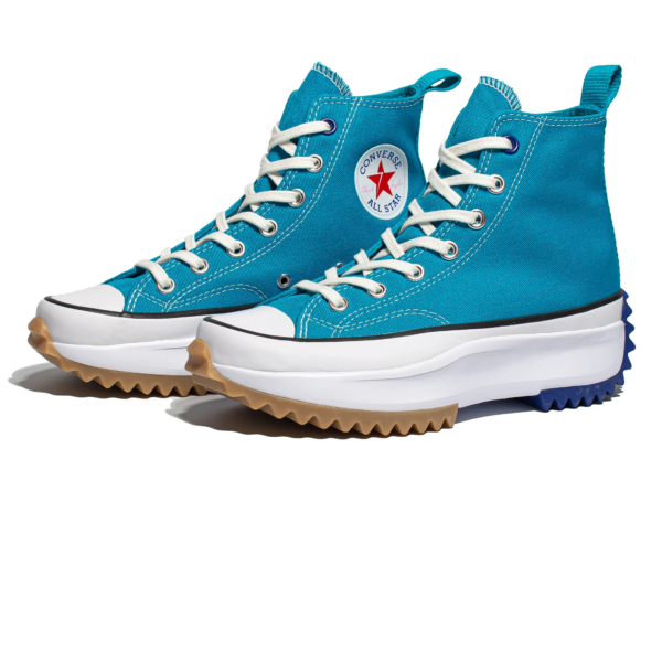 Giày Converse Run Star Hike High 'Rapid Teal Rush Blue' 167108C - Ảnh 5