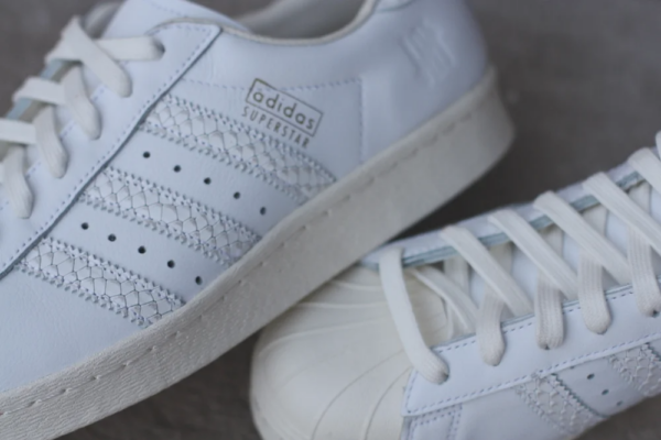 Giày Adidas Undefeated x Superstar 80 'White' B34077 - Ảnh 5