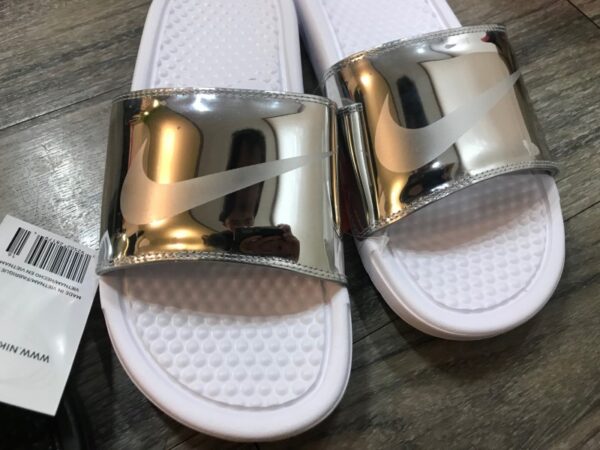 Dép Nike Benassi JDI 'Metal Silver' CJ0654-081 - Ảnh 3