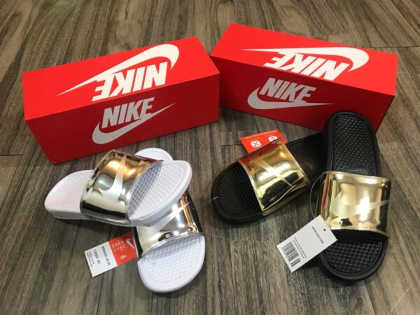 Dép Nike Benassi JDI 'Metal Silver' CJ0654-081 - Ảnh 4