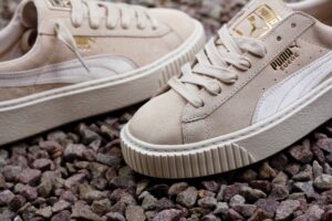 Alternative view of Giày Puma Platform Mono Satin 'Whisper Pink' 365828-02