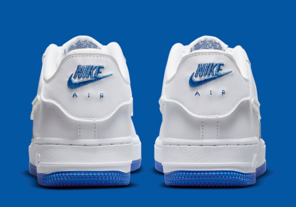 Giày Nike Air Force 1-1 GS 'White Royal Blue' DB4545-105 - Ảnh 6