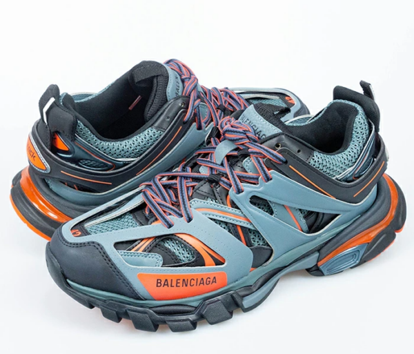 Giày Balenciaga Track Trainer Dark Grey Orange 542023-W1GC1-1240 - Ảnh 5