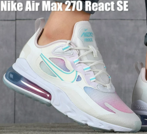 Alternative view of Giày Nike Wmns Air Max 270 React SE 'Light Gradient' CK6929-100
