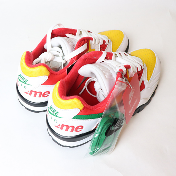Giày Nike Supreme x Air Cross Trainer 3 Low 'White University Gold' CJ5291-100 - Ảnh 3