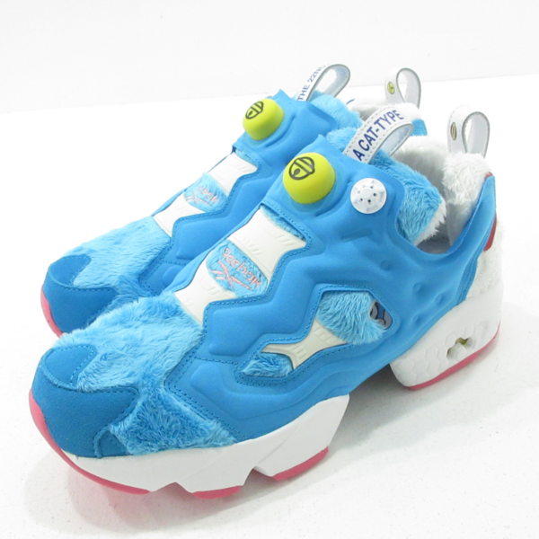 Giày Reebok x Doraemon Instapump Fury 'Furry Blue' GV7288 - Ảnh 4