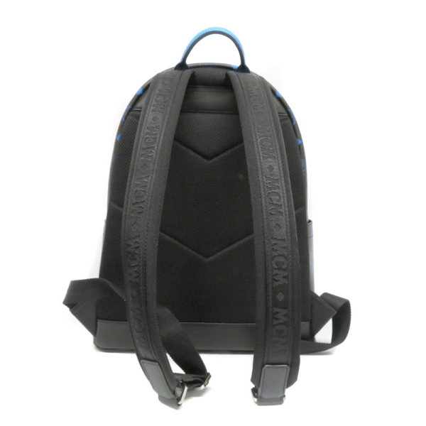 Balo MCM Splash Logo Print Backpack 'Black' MMKBASX04BK001 - Ảnh 3
