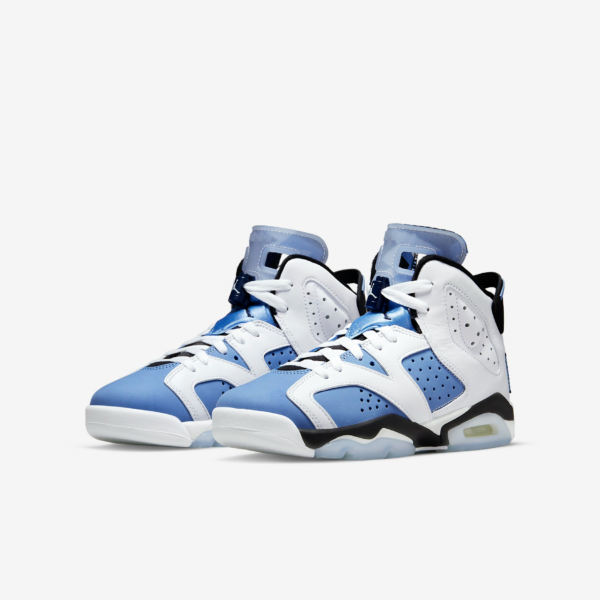 Giày Nike Air Jordan 6 Retro GS 'UNC Home' 384665-410 - Ảnh 8