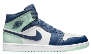 Giày Nike Air Jordan 1 Mid 'Blue Mint' 554724-413