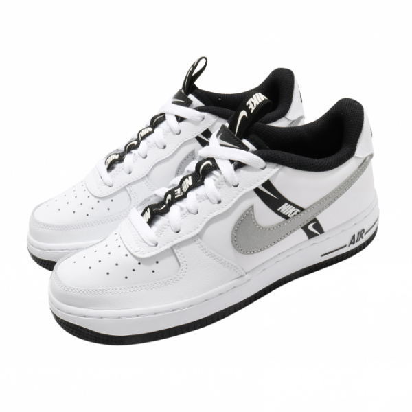 Giày Nike Air Force 1 LV8 KSA GS 'White Silver' CT4683-100 - Ảnh 5