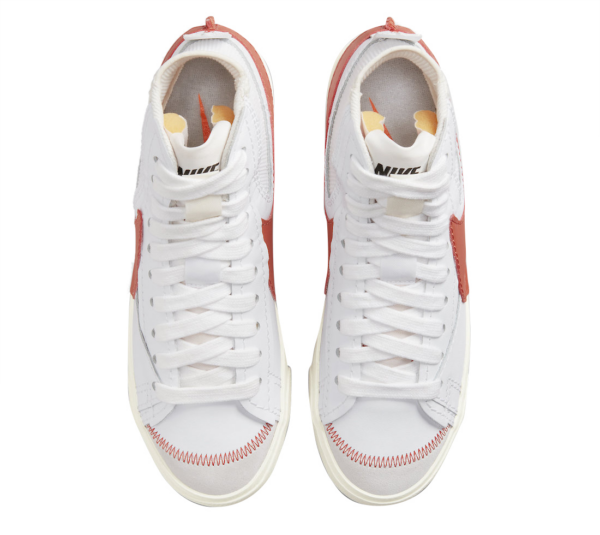 Giày Nike Blazer Mid 77 'Jumbo Red Orange' DH7690-100 - Ảnh 5
