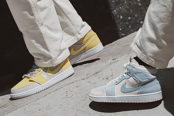 Giày Nike Air Jordan 1 Mid SE 'Tan Grey' DA4666-001 - Ảnh 2
