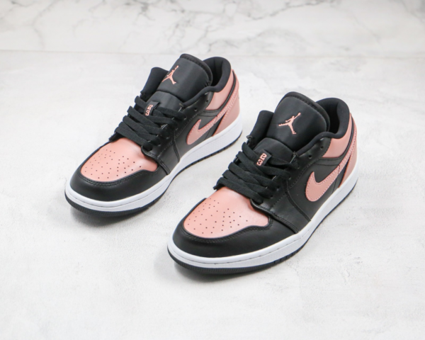 Giày Nike Air Jordan 1 Low GS 'Crimson Tint' 553560-034 - Ảnh 7