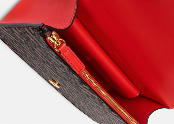 Túi Versace Virtus La Greca 'Red Brown' DBFG985-1A01444-5B35V - Ảnh 4