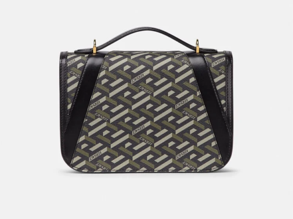 Túi Versace La Greca Signature 'Black Khaki' - Ảnh 4