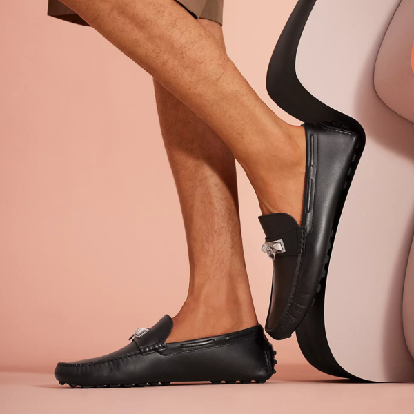 Giày Hermes Irving Loafer 'Black' H141251ZH02395 - Ảnh 4