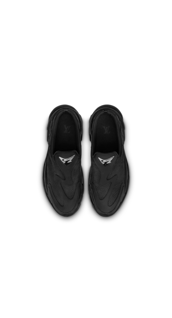 Giày Louis Vuitton LV Runner Tatic Mules 'Black' 1AA5LE - Ảnh 5
