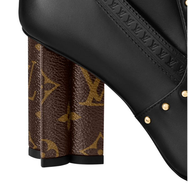 Giày Louis Vuitton Silhouette Ankle Boots 'Black' 1AAC39 - Ảnh 2