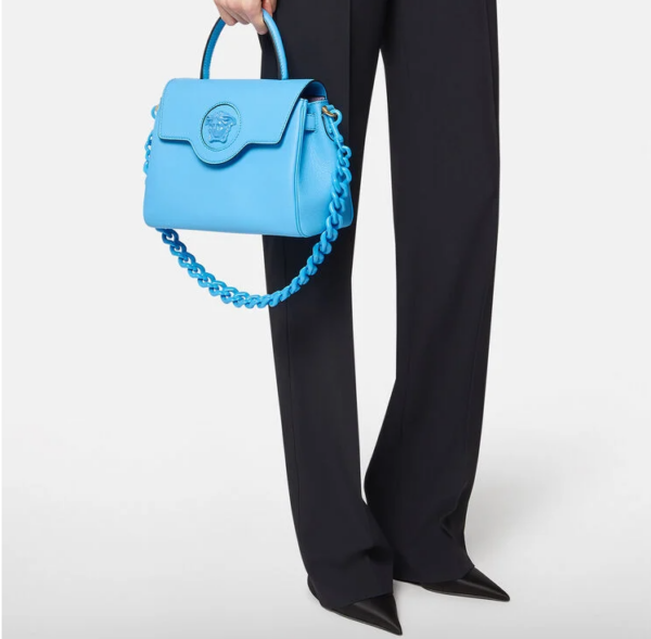 Túi Versace La Medusa Medium DV Blue DBFI039-DVIT2T-1U38V - Ảnh 2