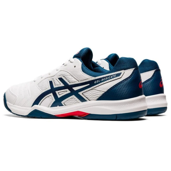 Giày Tennis Asics Gel-Dedicate 6 'White Mako Blue' 1041A074-104 - Ảnh 4
