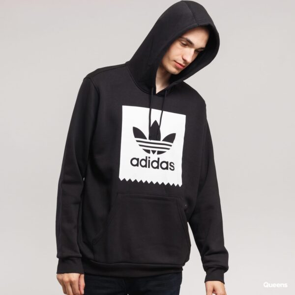 Áo Adidas Trefoil Solid Hoodie Black CW2358 - Ảnh 3